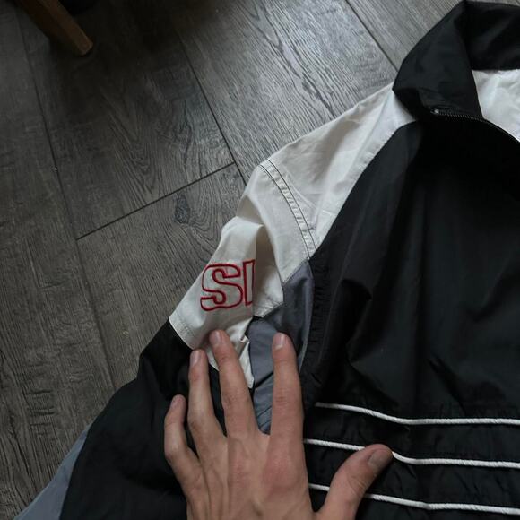 Vintage Retro Oakland Raiders NFL Windbreaker Zip Up Jacket - Picture 8 of 8